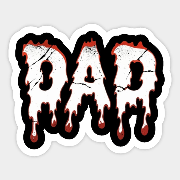 Best dad ever Sticker by TshirtMA
